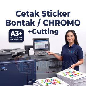 Cetak Sticker Bontak A3+