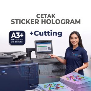 Cetak Sticker Hologram A3+